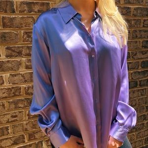 Purple Silk Style & Co Collette